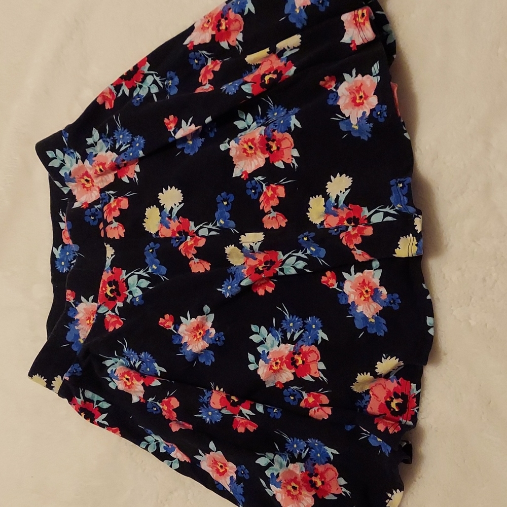 Floral Skater Skirt S